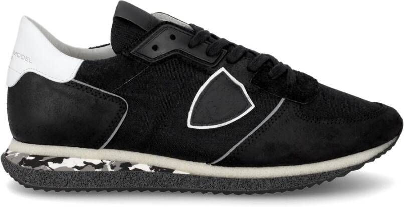 Philippe Model Zwarte Trpx Lage Sneakers Black Heren