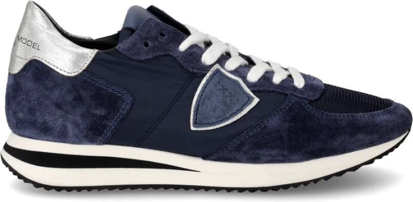 Philippe Model Upgrade je Sneakercollectie met Stijlvolle Trpx Low Woman Sneakers Blauw Dames