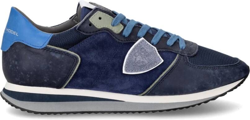 Philippe Model Tropez X Bluette Sneaker Stijlvol en veelzijdig Blauw Heren