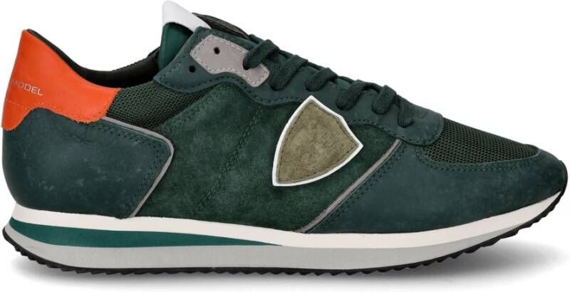 Philippe Model Lage Trpx Sneakers voor Heren Green Heren