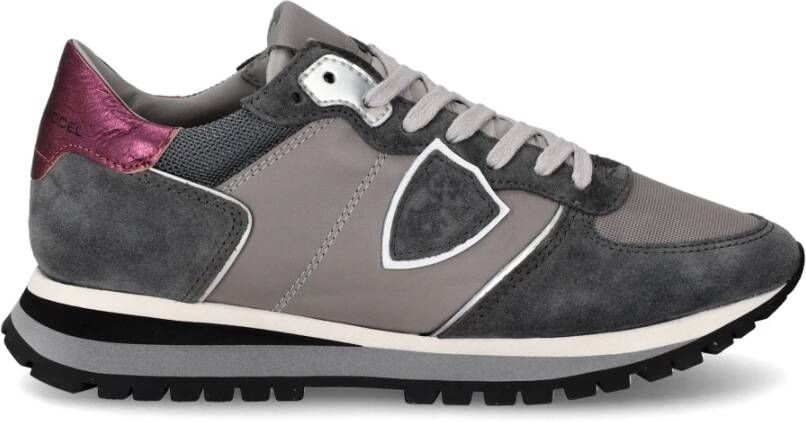 Philippe Model Stijlvolle Trpx Lage Sneakers Vrouwen Gray Dames