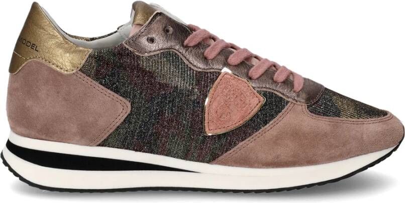 Philippe Model Lage Tropez Sneakers voor vrouwen Brown Dames