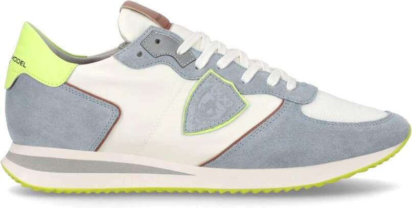 Philippe Model Lichtblauw Geel Trpx Sneakers Blue Heren