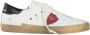 Philippe Model Witte Sneakers Leder Katoen Rubber Zool Multicolor Heren - Thumbnail 16