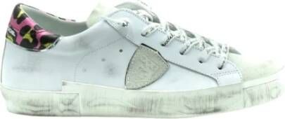 Philippe Model Leren Sneakers voor Trendy Vrouwen White Dames