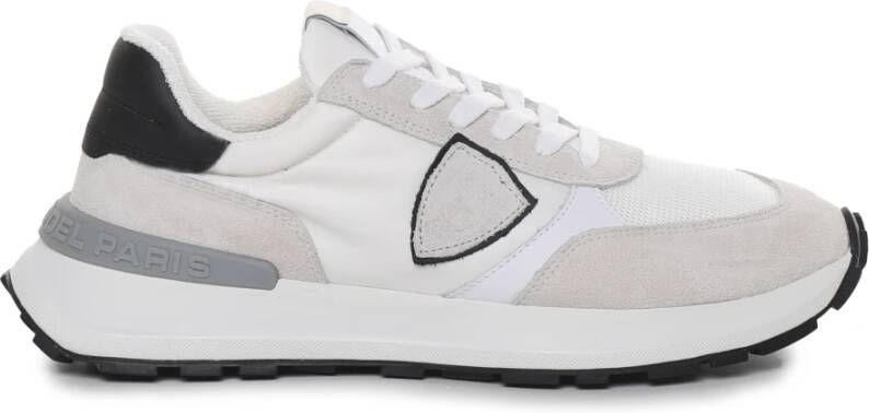 Philippe Model Stijlvolle witte sneakers voor heren Multicolor Heren