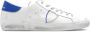 Philippe Model Witte en Blauwe Leren Lage Sneakers White Heren - Thumbnail 5