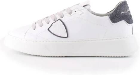 Philippe Model Temple LOW MAN Sneakers Wit Heren