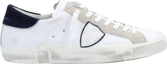 Philippe Model Sneakers met vintage-geïnspireerd ontwerp White