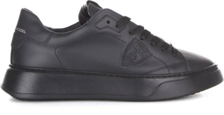 Philippe Model Lage Tempel Herenschoenen Black Heren