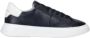 Philippe Model Stedelijke Leren Sneaker met Contrast Kraag Black Heren - Thumbnail 1