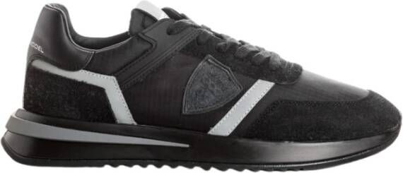 Philippe Model Stijlvolle Basket Sneakers Black Heren