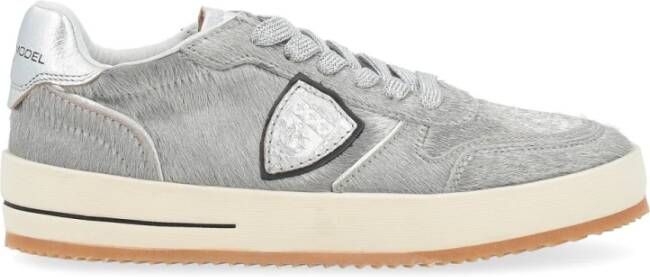 Philippe Model Stijlvolle Lage Damessneakers Gray Dames