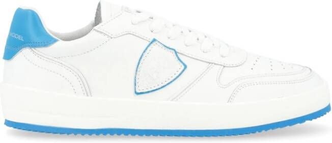 Philippe Model Stijlvolle Lage Heren Sneakers White Heren