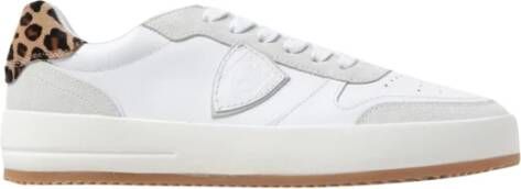 Philippe Model Stijlvolle Lage Sneakers voor Vrouwen White Dames