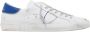 Philippe Model Witte en Blauwe Leren Lage Sneakers White Heren - Thumbnail 11