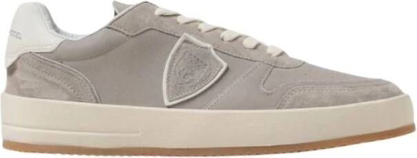 Philippe Model Stijlvolle Mixage Sneakers Gray Heren