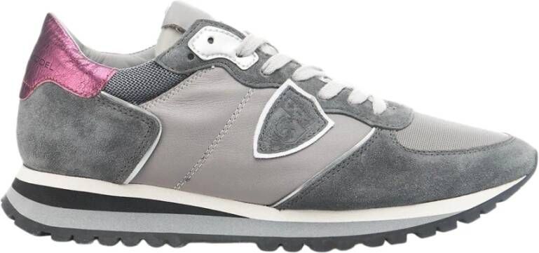 Philippe Model Stijlvolle Trpx Lage Sneakers Vrouwen Gray Dames