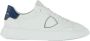 Philippe Model Witte lage sneakers met bovenwerk van kalfsleer White Heren - Thumbnail 7