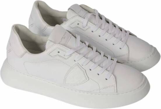 Philippe Model Stijlvolle Sneakers voor Mannen White Heren