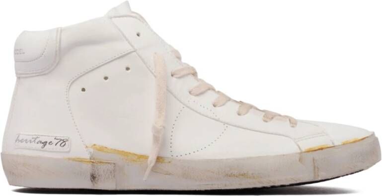 Philippe Model Stijlvolle Sneakers White Heren