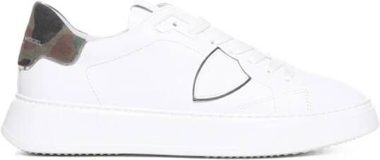 Philippe Model Stijlvolle witte sneakers voor heren White Heren