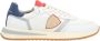 Philippe Model Casual Tropez 2.1 Sneakers Wit Blauw Rood Multicolor Heren - Thumbnail 23