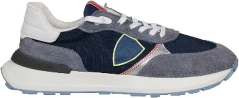 Philippe Model Suede Sneaker Atlu Wn07 Blauw Heren