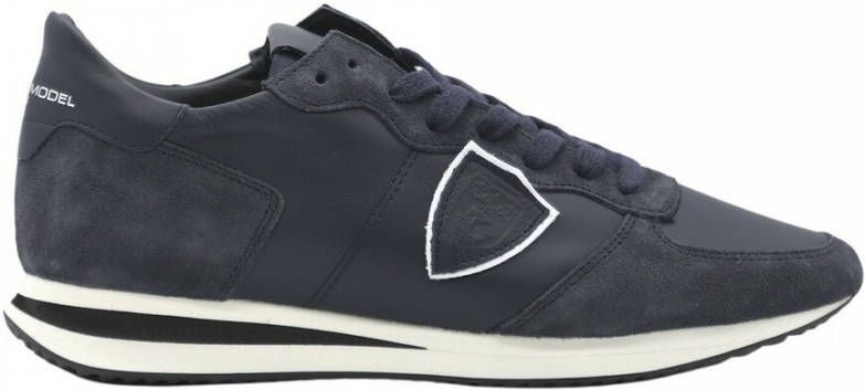 Philippe Model Trpx Veau Sneakers Stijlvol en Comfortabel Blauw Heren