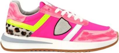 Philippe Model Fuchsia Hardloopschoenen Tropez 2.1 Multicolor Dames