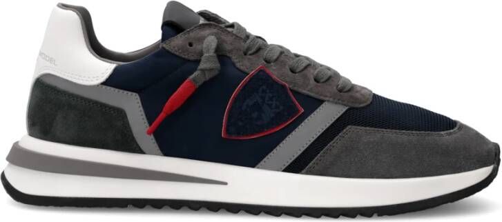 Philippe Model Tropez 2.1 Hardloopschoenen Blauw Militair Gray Heren