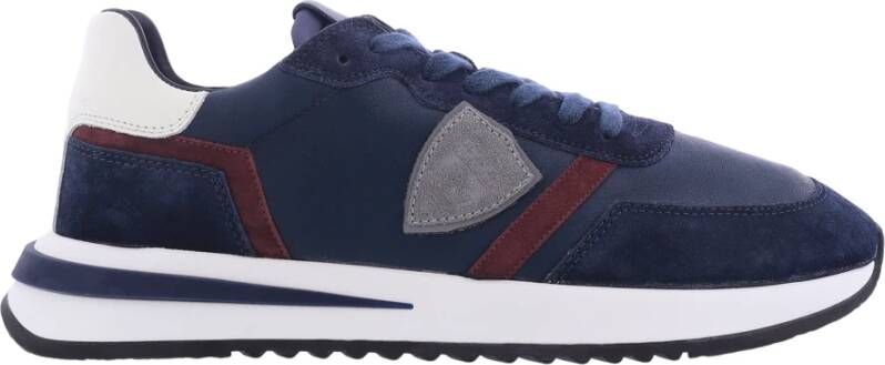 Philippe Model Blauwe Tropez 2.1 Lage Top Sneakers Blue Heren