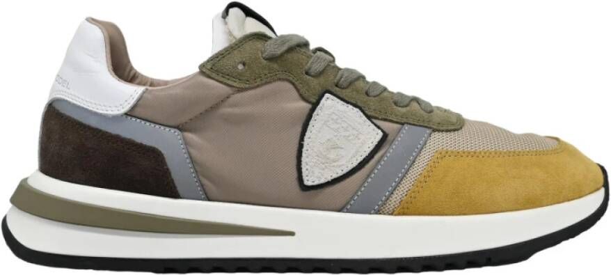 Philippe Model Tropez 2.1 Sneakers in Mosterd Taupe Multicolor Heren