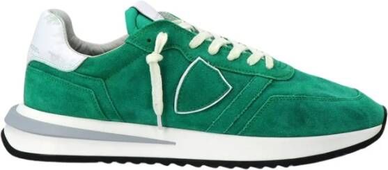 Philippe Model Sneakers 21 Daim Lavish Tyludl04 Groen Heren