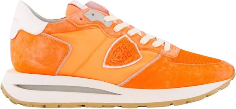 Philippe Model Tropez Haute LOW MAN Sneakers Orange Heren