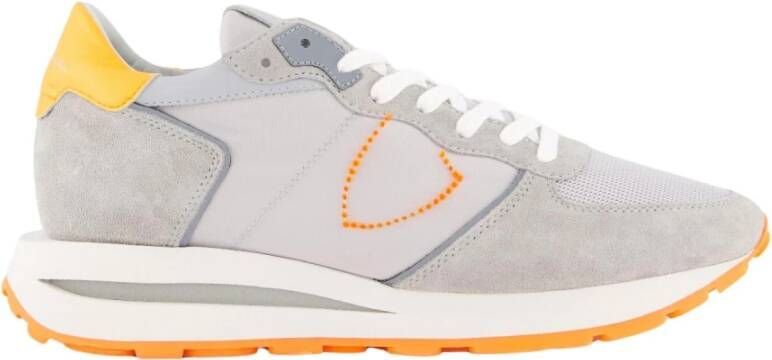 Philippe Model Stijlvolle Tropez Haute Low Sneakers Gray Heren