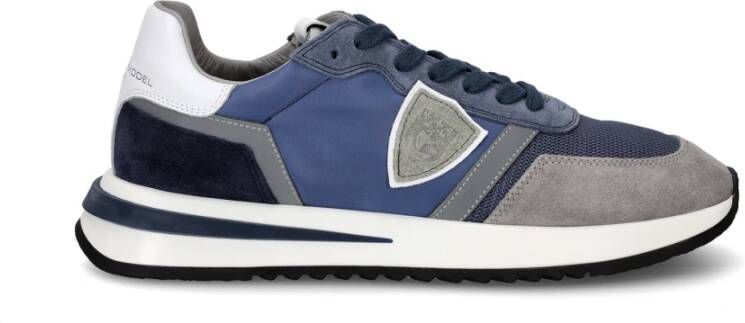 Philippe Model Tropez Lage Sneakers Blue Heren