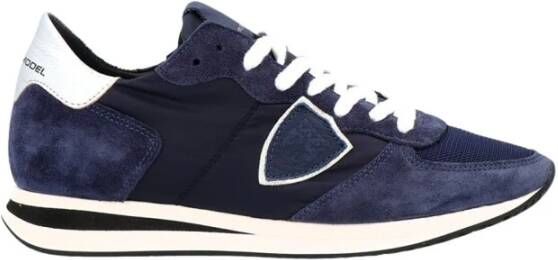 Philippe Model Upgrade je Sneakercollectie met Stijlvolle Trpx Low Woman Sneakers Blauw Dames