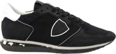 Philippe Model Zwarte Trpx Lage Sneakers Black Heren