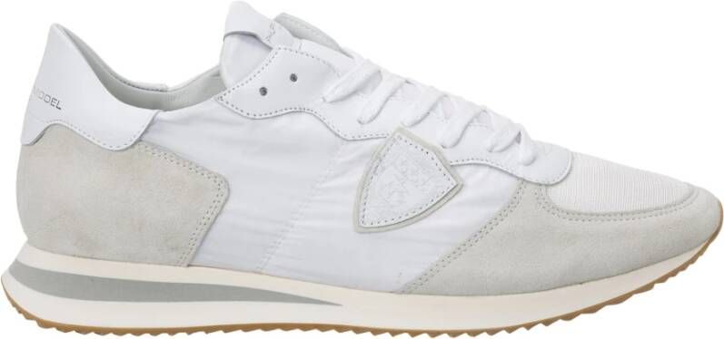 Philippe Model Trpx sneakers van nylon en suède White Heren