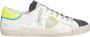 Philippe Model Witte lage top sneakers met asymmetrische band White Heren - Thumbnail 1