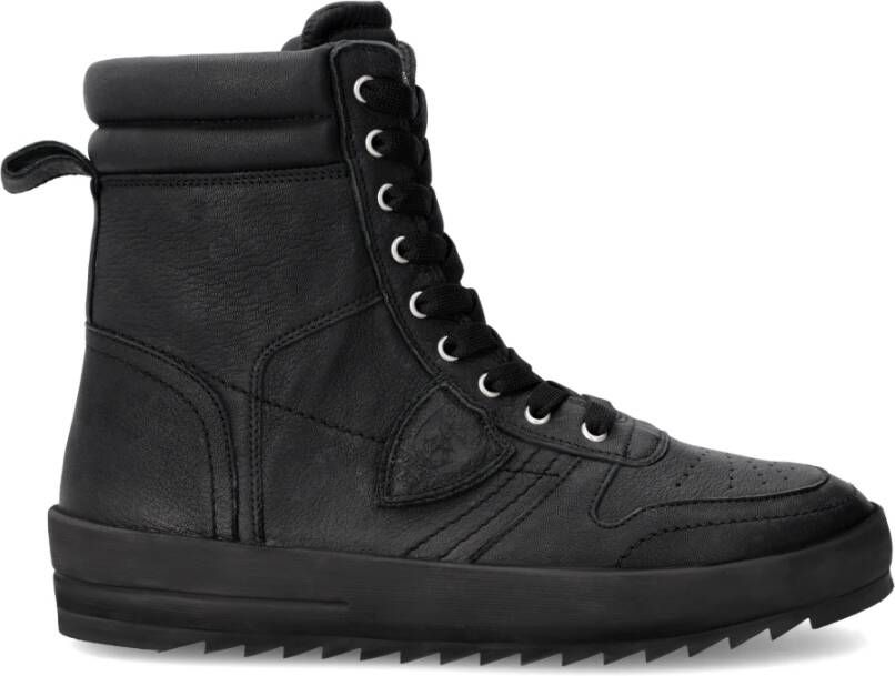 Philippe Model Urban Hybrid Zwarte Sneakers Black Heren