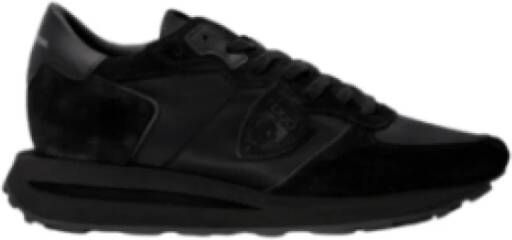 Philippe Model Urban Zwarte Suède Sneakers Black Heren