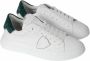 Philippe Model Velours Sneakers White Heren - Thumbnail 1