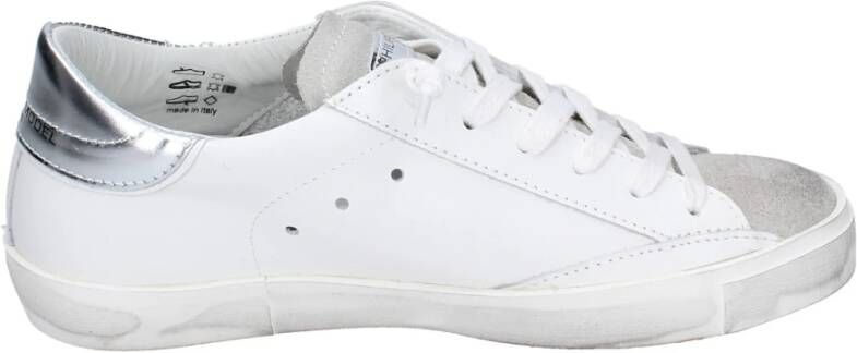 Philippe Model Vintage Leren Dames Sneakers White Dames