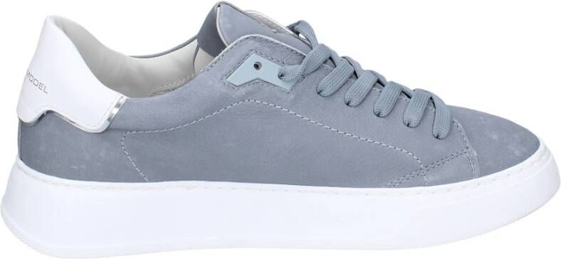 Philippe Model Vintage Leren Heren Sneakers Gray Heren