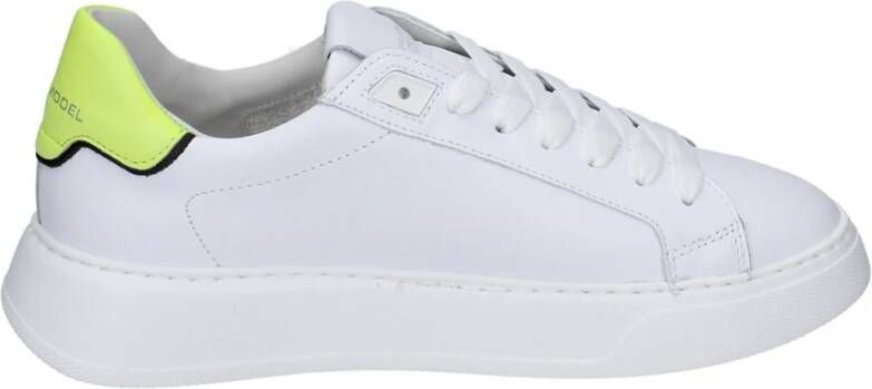 Philippe Model Vintage Leren Heren Sneakers White Heren