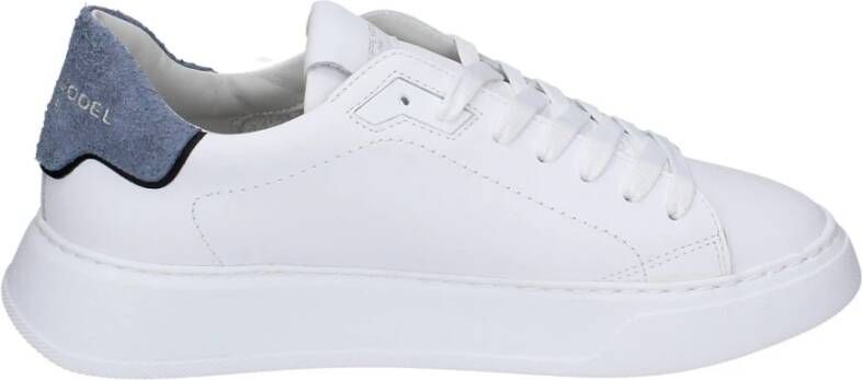 Philippe Model Vintage Leren Heren Sneakers White Heren