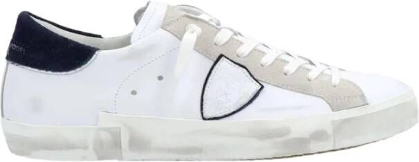 Philippe Model Vintage Leren Sneakers Multicolor Heren