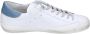 Philippe Model Vintage Leren Sneakers voor Mannen White Heren - Thumbnail 1